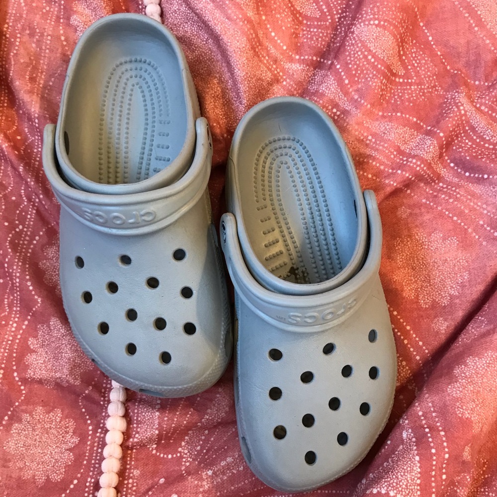 Grey Crocs